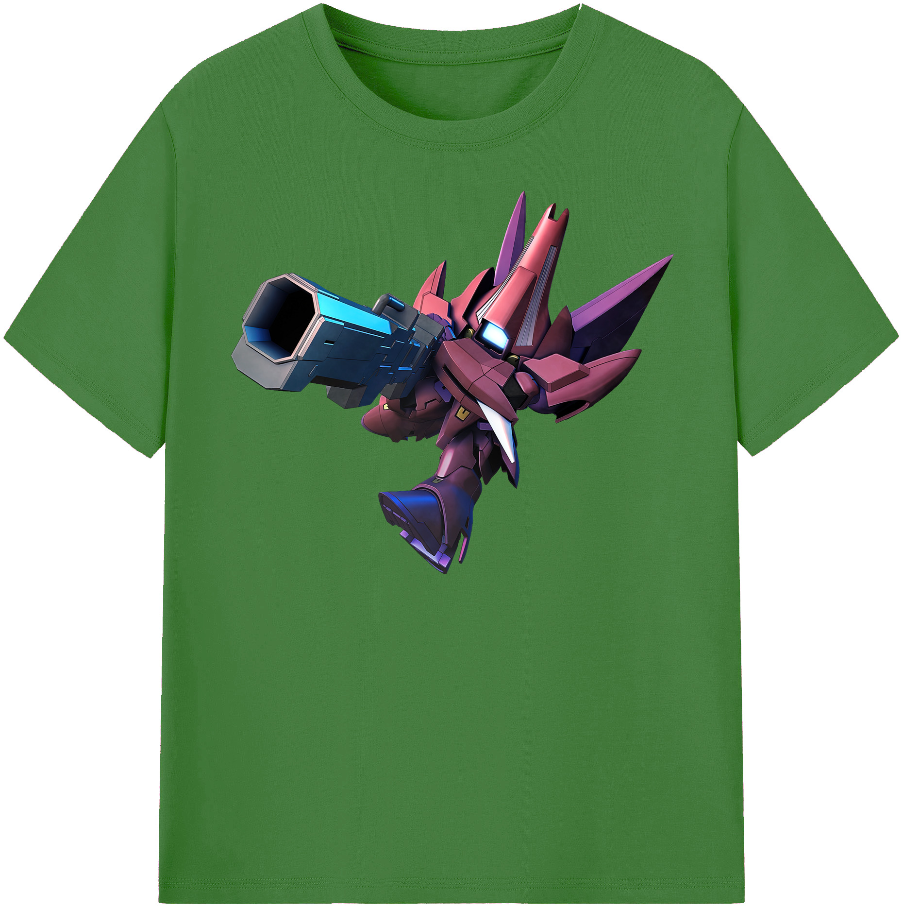 （画像用） 機動戦士ガンダム Mobile Suit Gundam レディースカジュアルプリントTシャツ（綿100％）